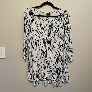 Cynthia Rowley Tie Dye Tunic Style Top